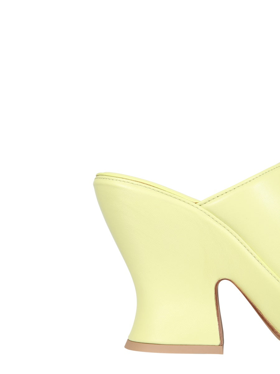 Elevated Wedge Sandals with Solid Base