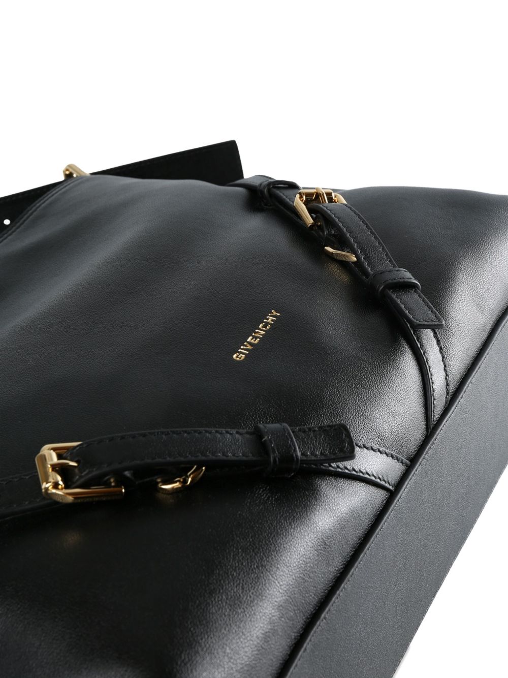 Top-Zip Black Bag