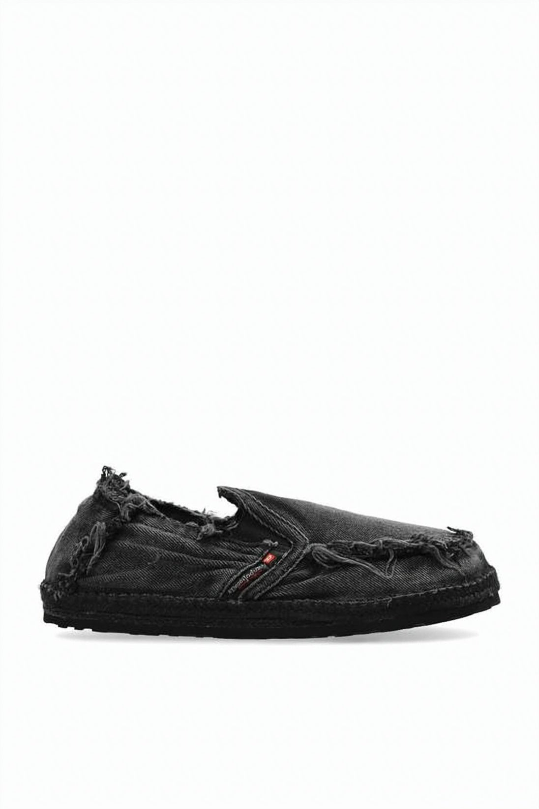 Frayed Slip-On Sneakers
