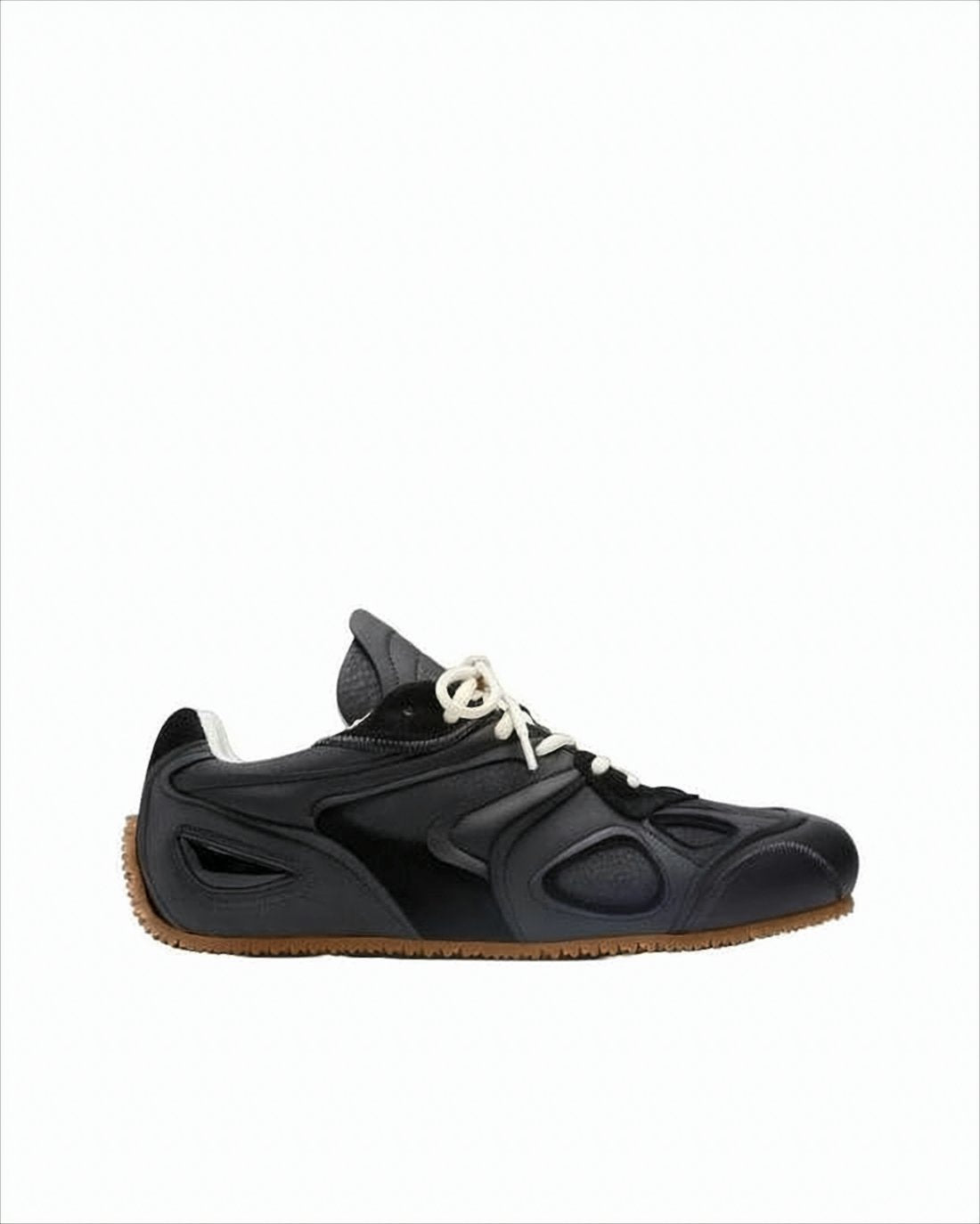 Sleek Low-Profile Black Sneakers