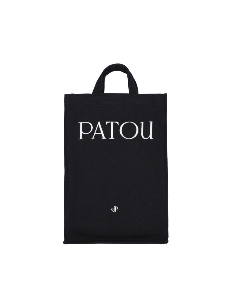 Vertical Logo Tote Bag – Black
