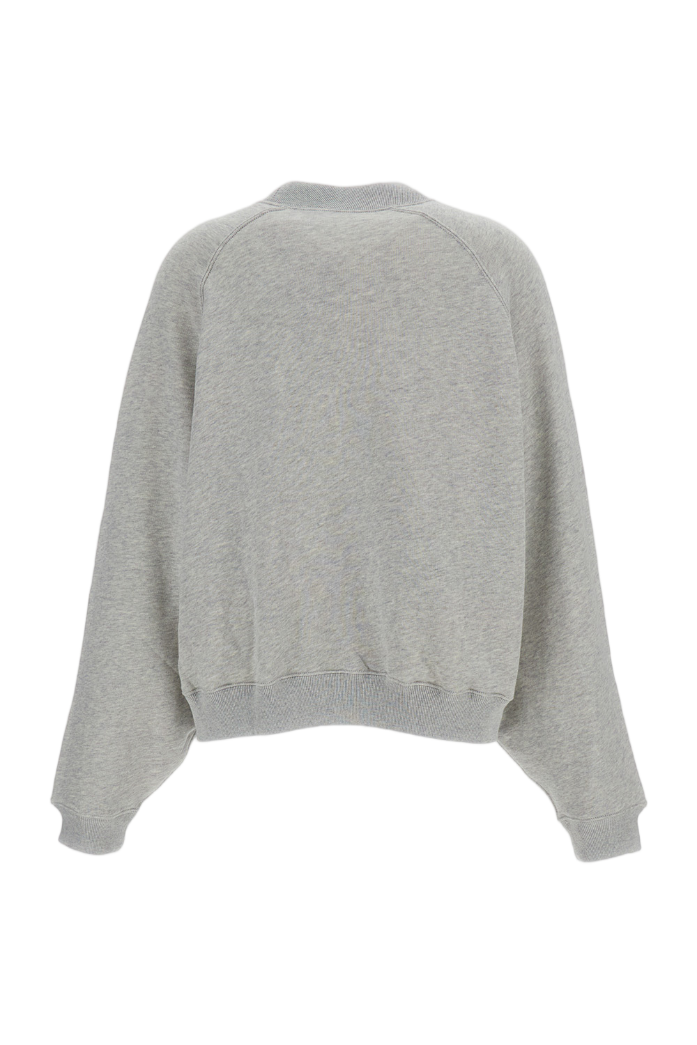 Gray Cotton Blend Sweatshirt