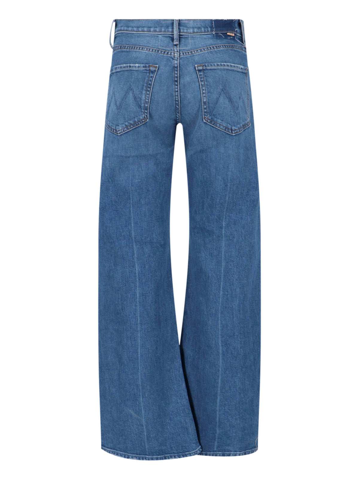 Straight-Leg Jeans with Mid-Rise Waist and Timeless Wash