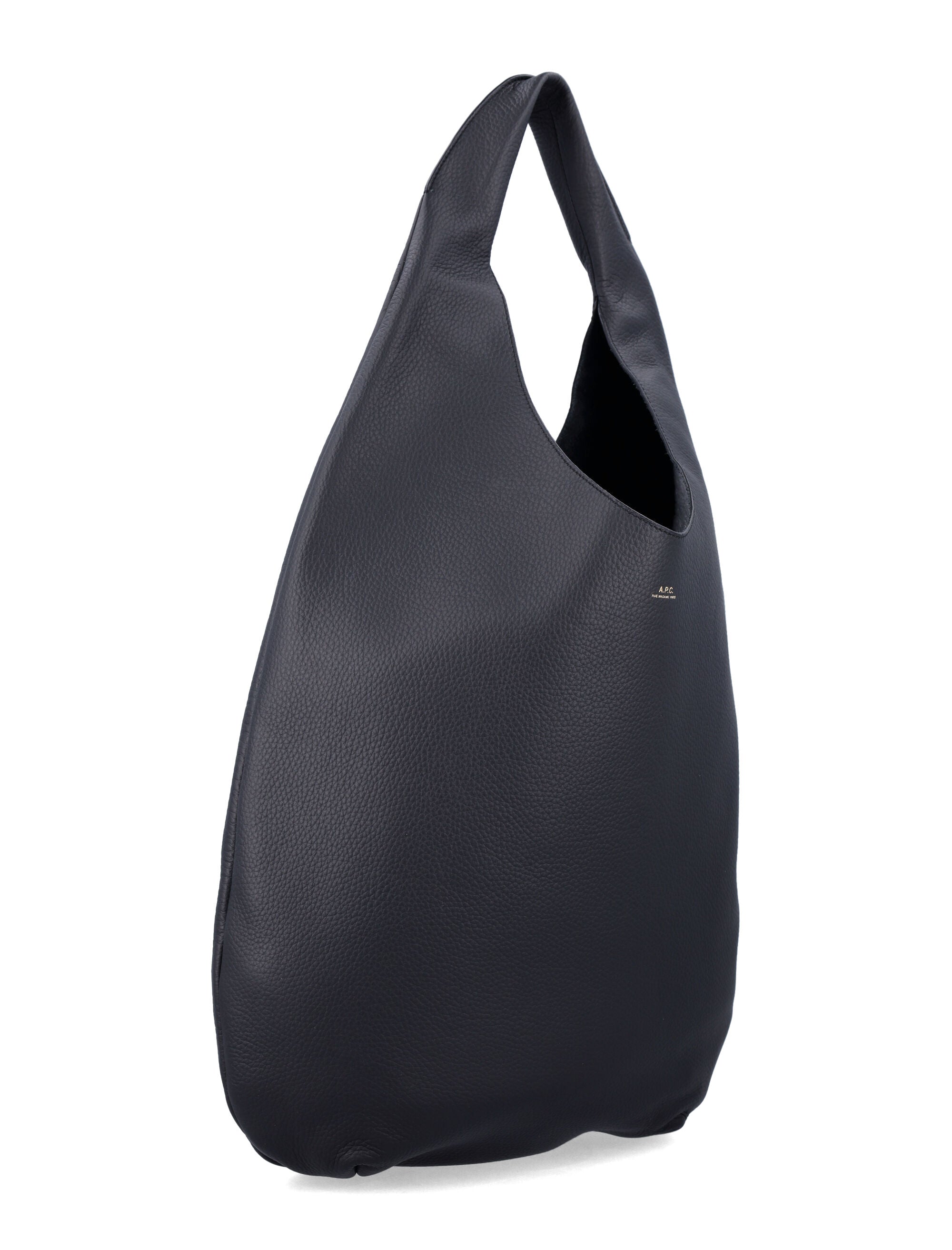 Le Neige Grained Leather Handbag