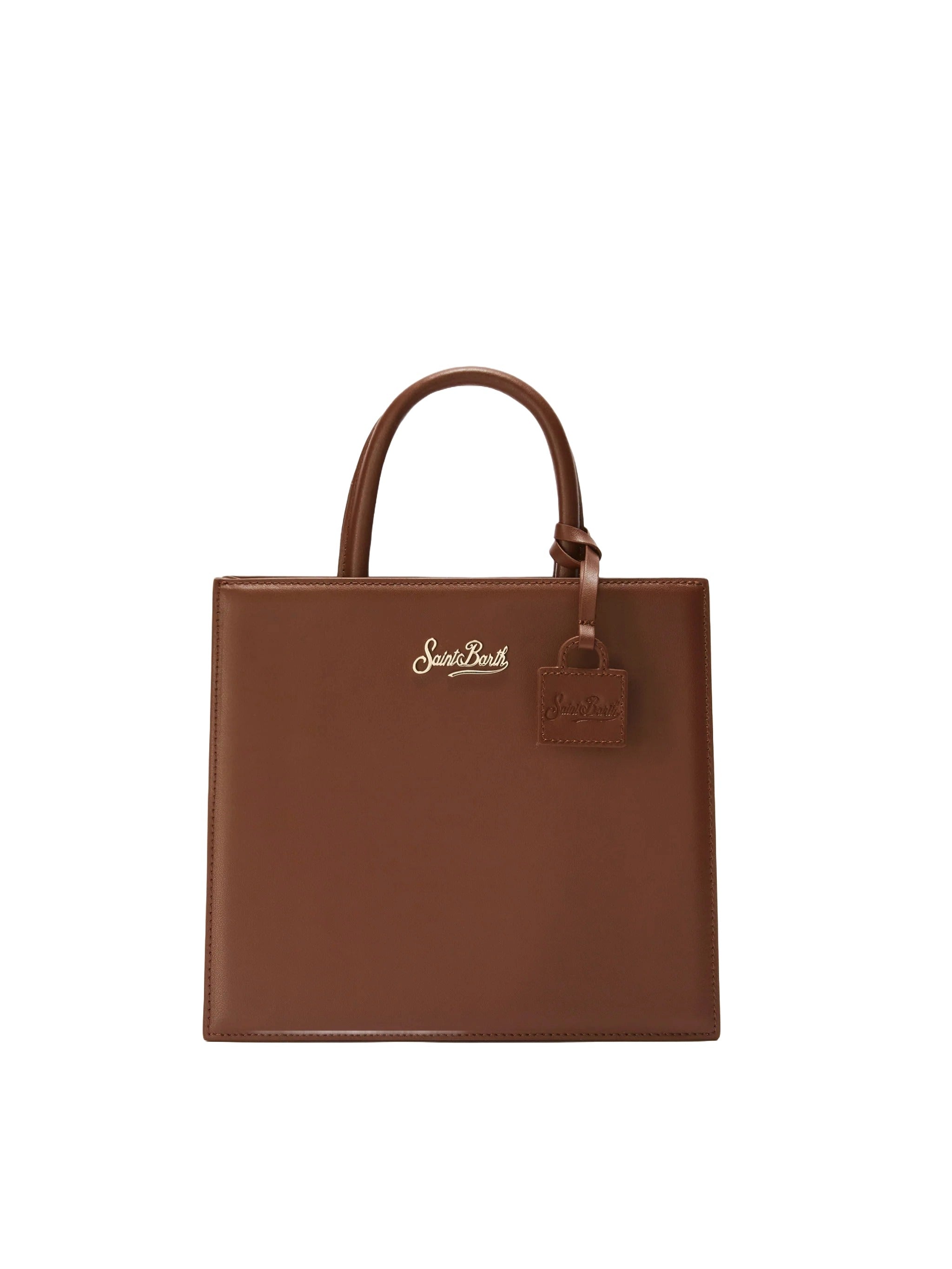 Versatile Midi Tote Bag In Calf Leather