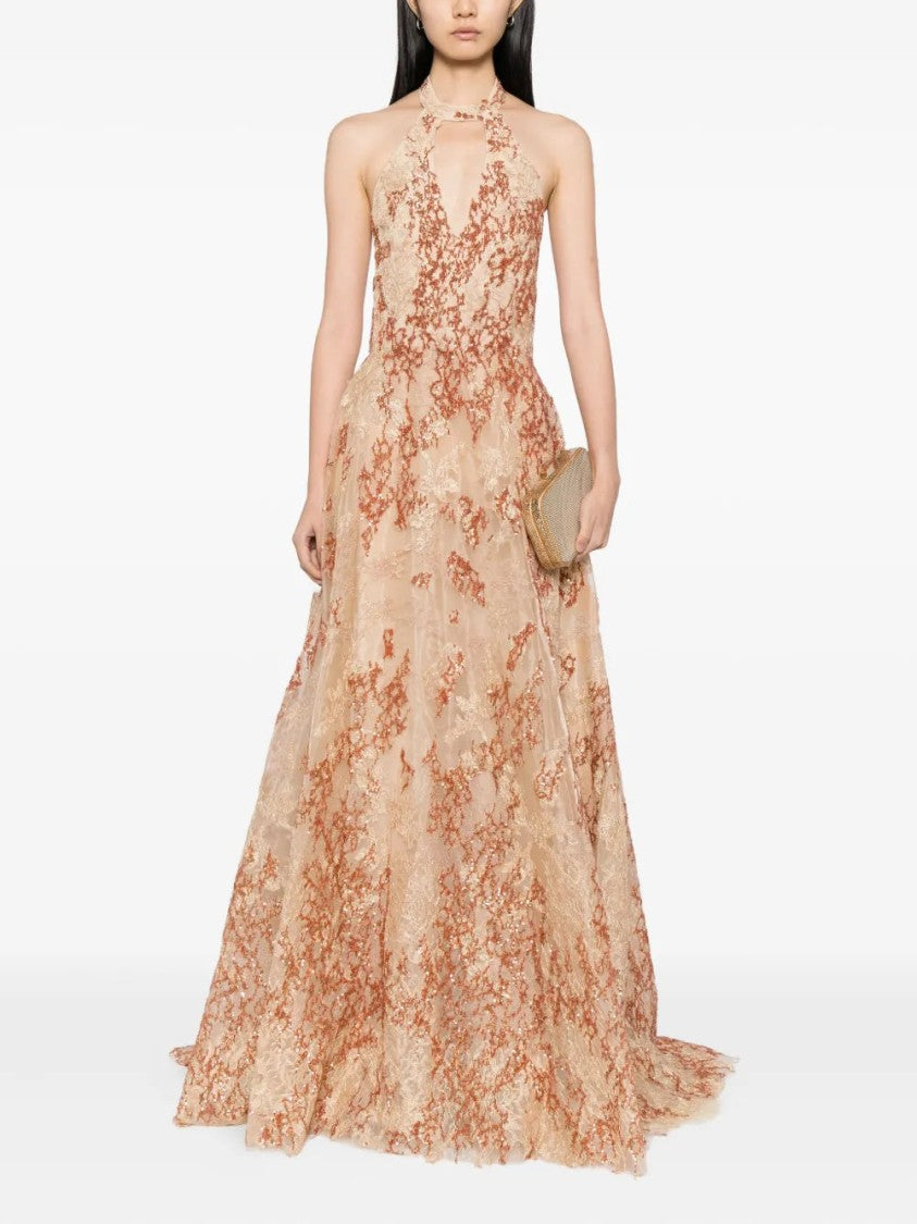 Embroidered Long Dress