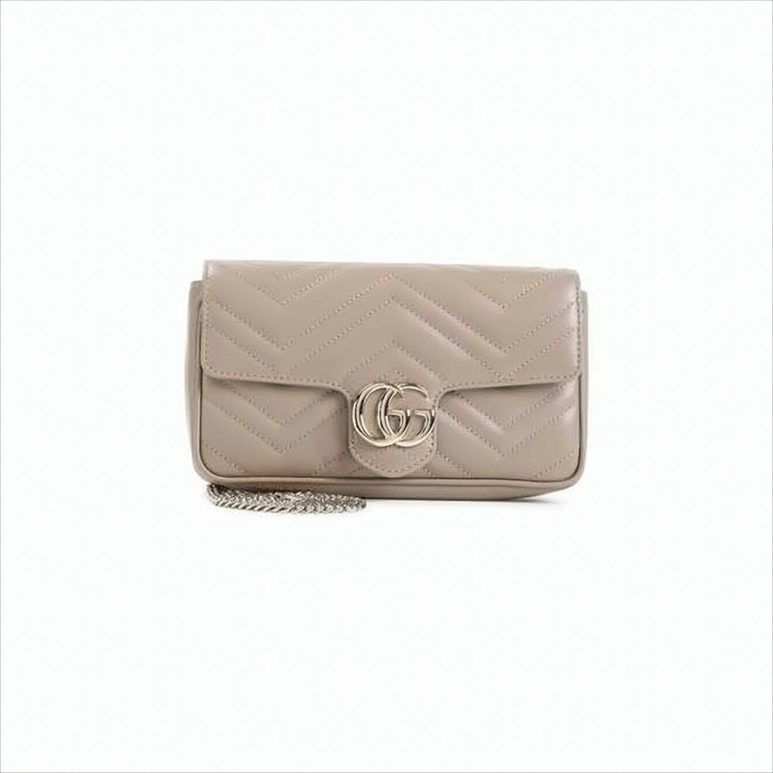 Chevron Quilted Leather Crossbody Bag