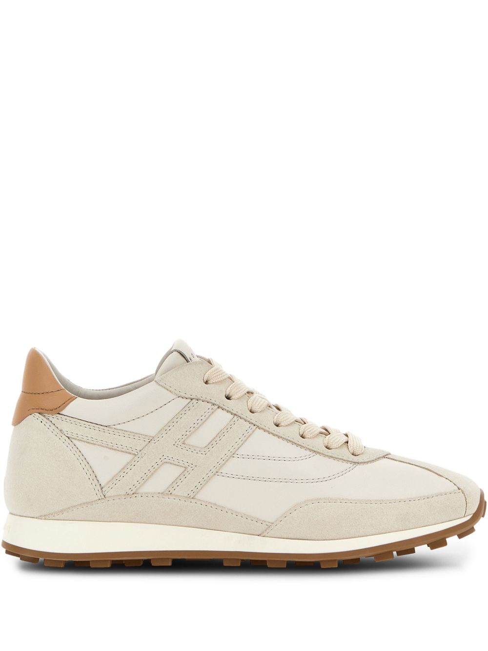 Lace-Up Sneakers with Silk