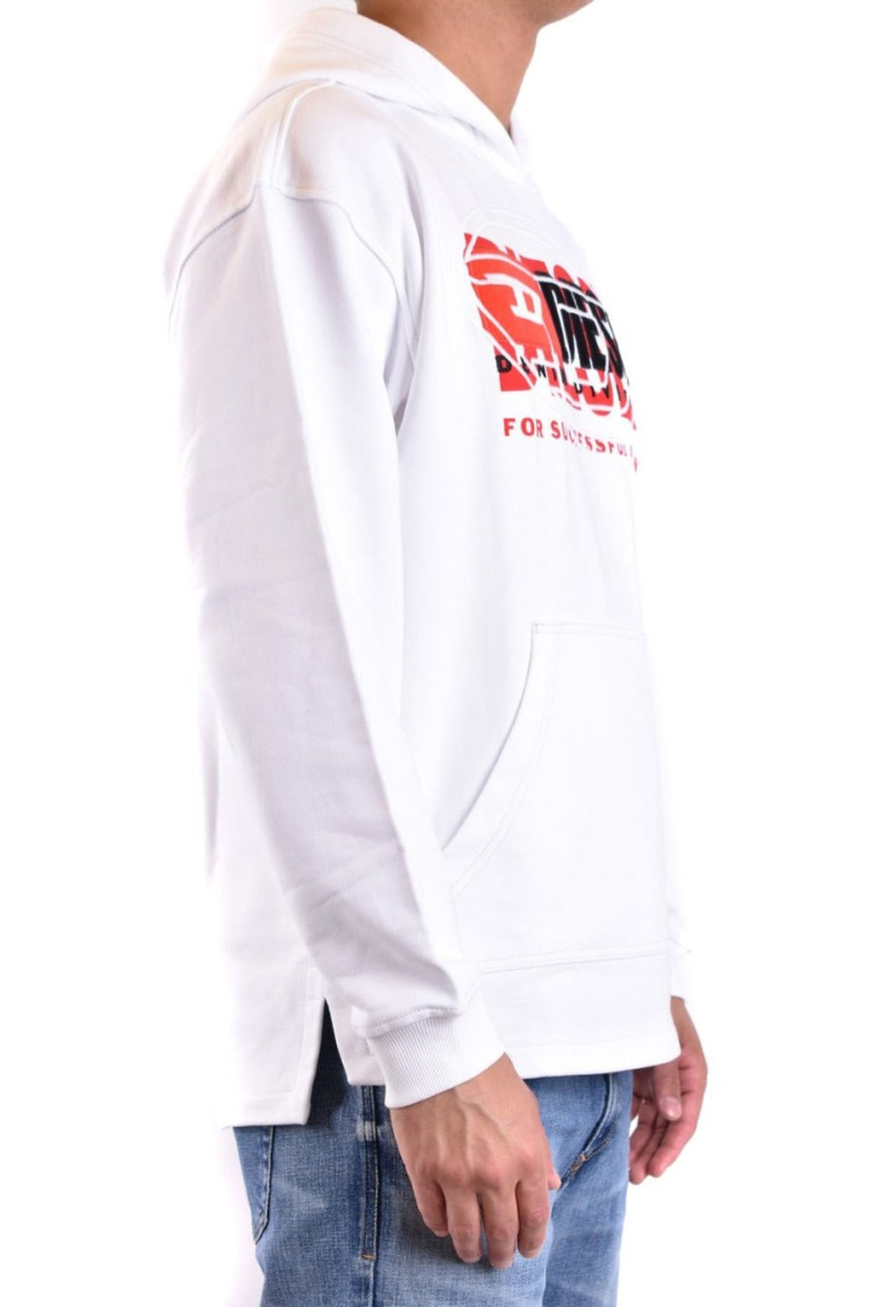 Graphic Hoodie In White