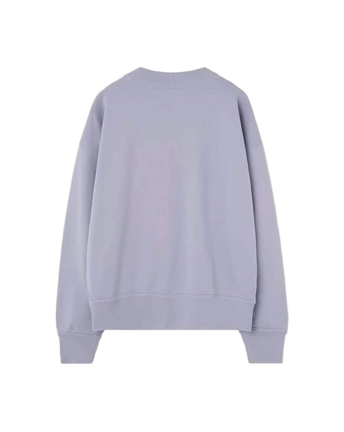 Relaxed-Fit Long-Sleeve Sweatshirt with Mock Neck