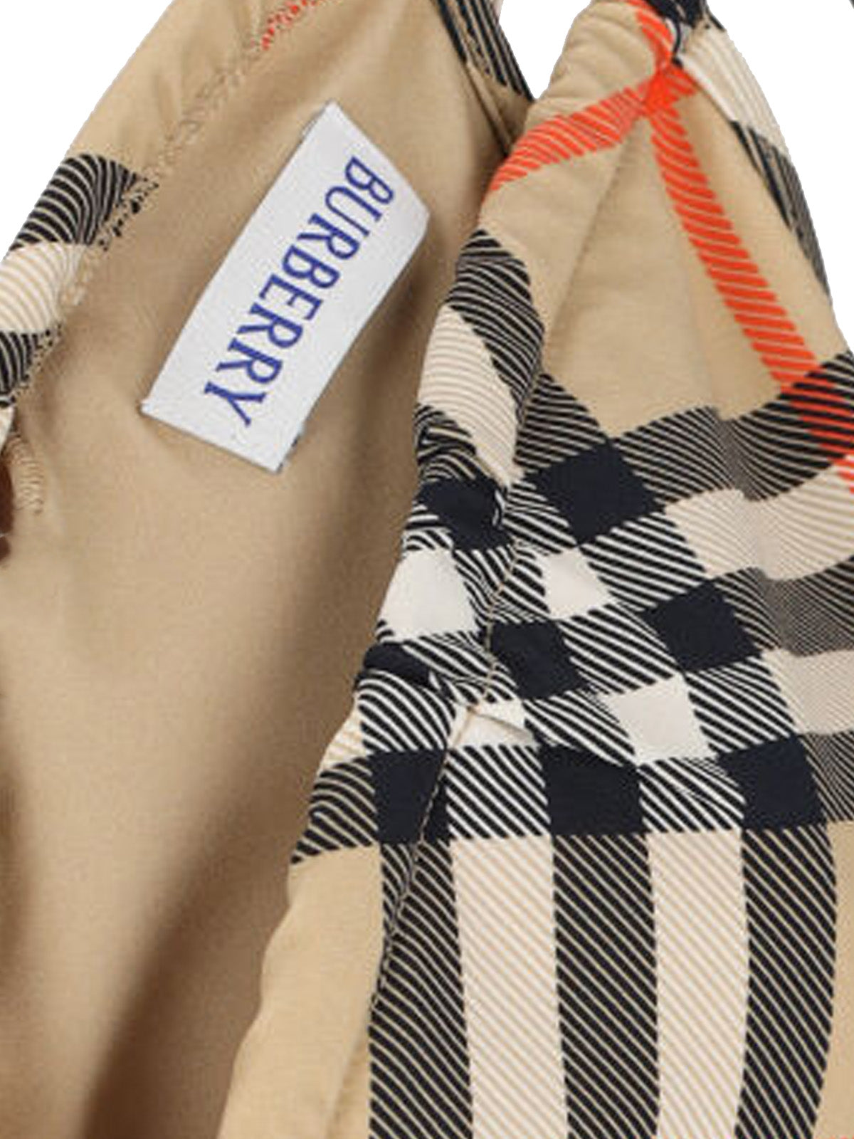"Check" Costume Top In Beige Stretch Fabric