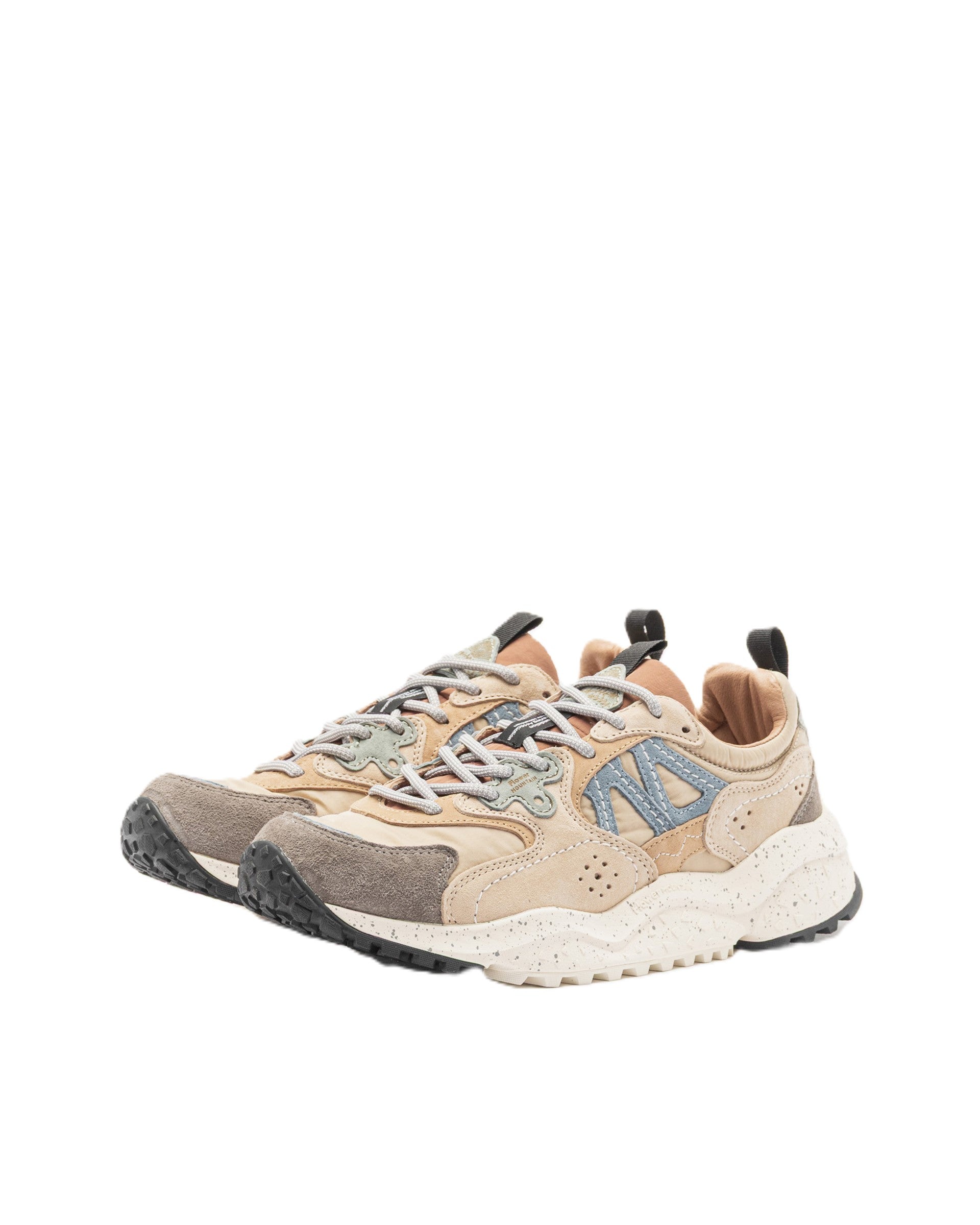Bicolor Gray Suede Sneakers