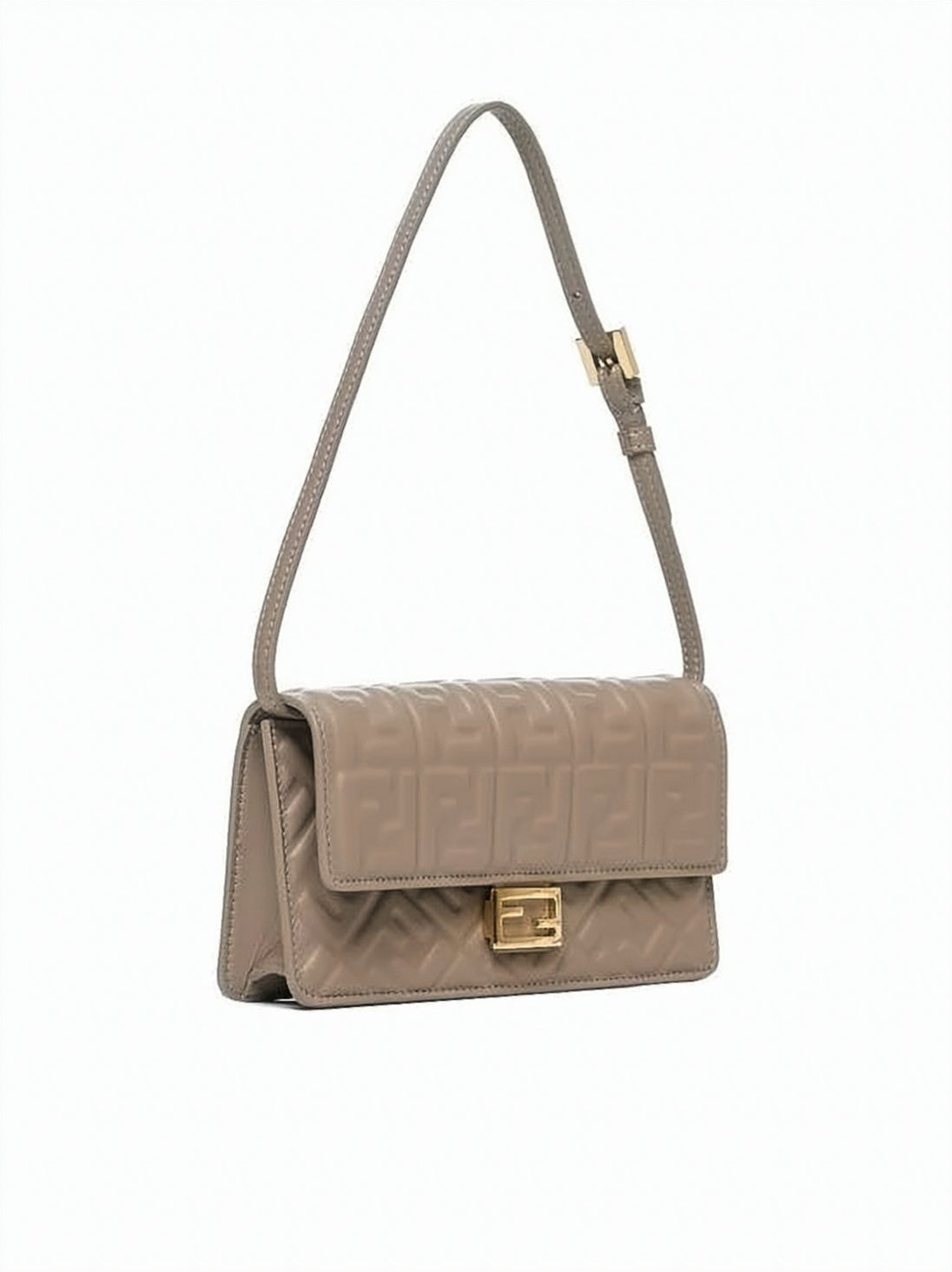 Rectangular Shoulder Bag With Geometric Pattern