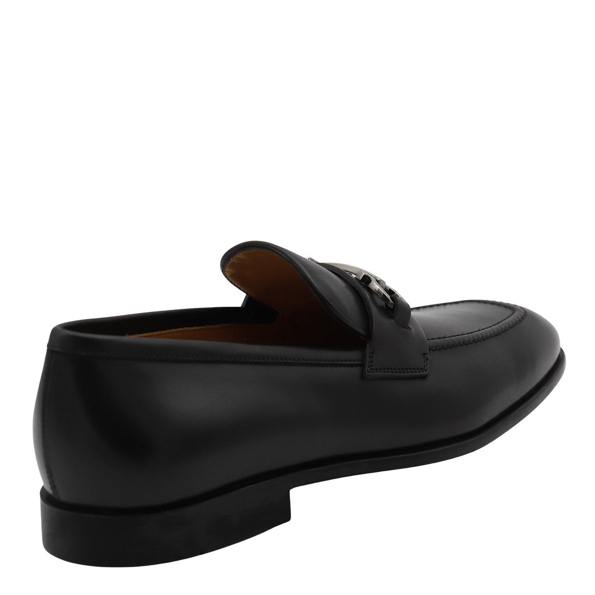 Men's Polished Leather Flat Shoes