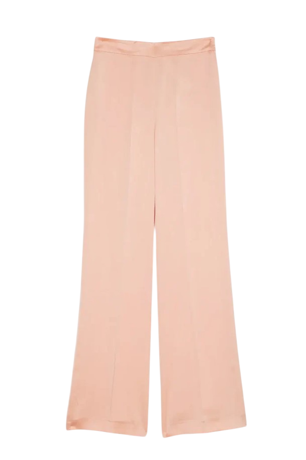 Twin Satin High Waisted Trousers