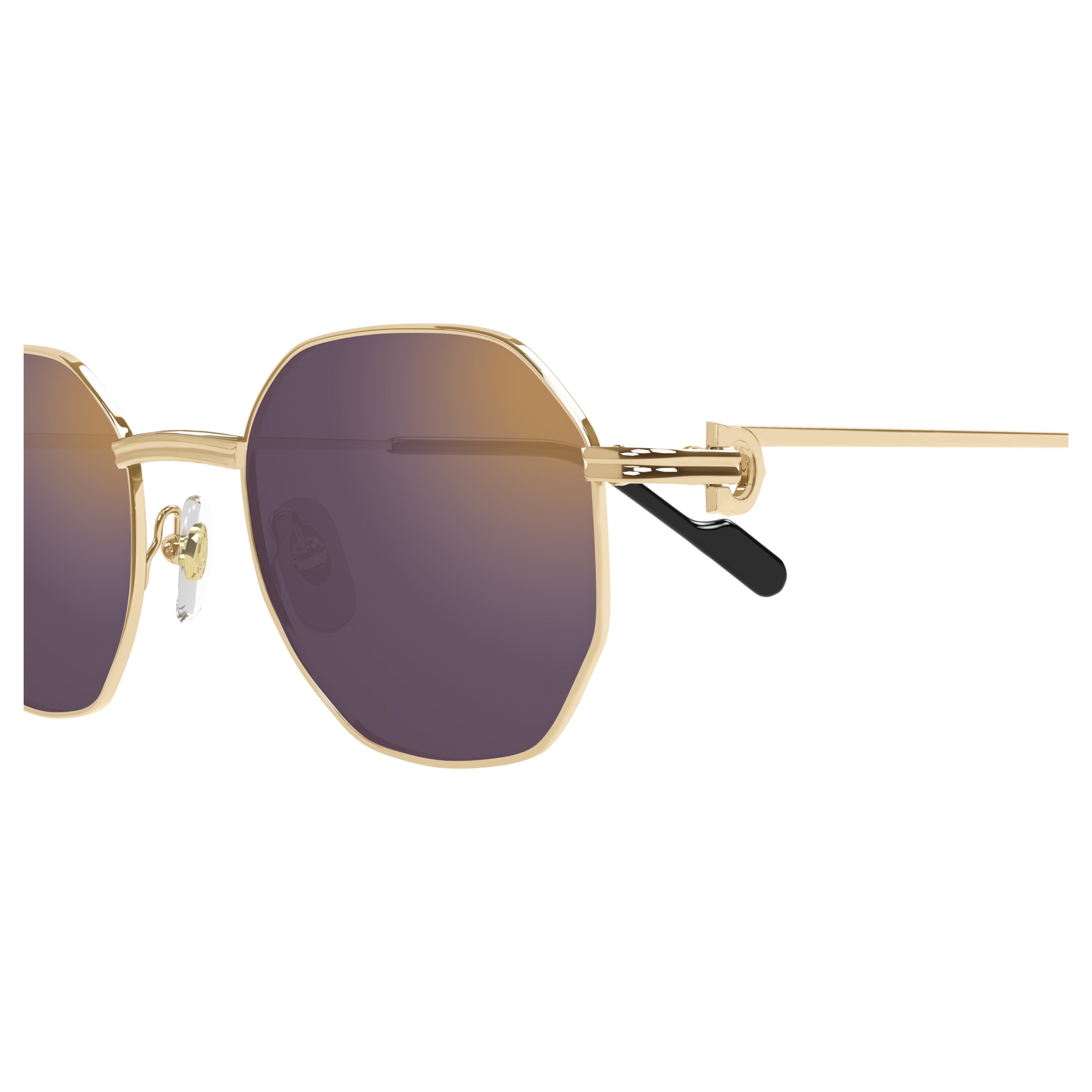 Ct0500s Geometric Octagonal Metal Sunglasses