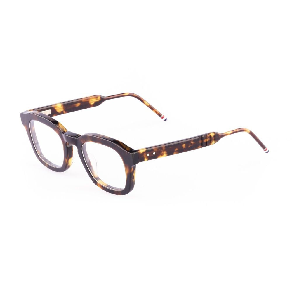 Ueo412A - G0002 Rectangular Brown Havana Acetate Eyeglasses