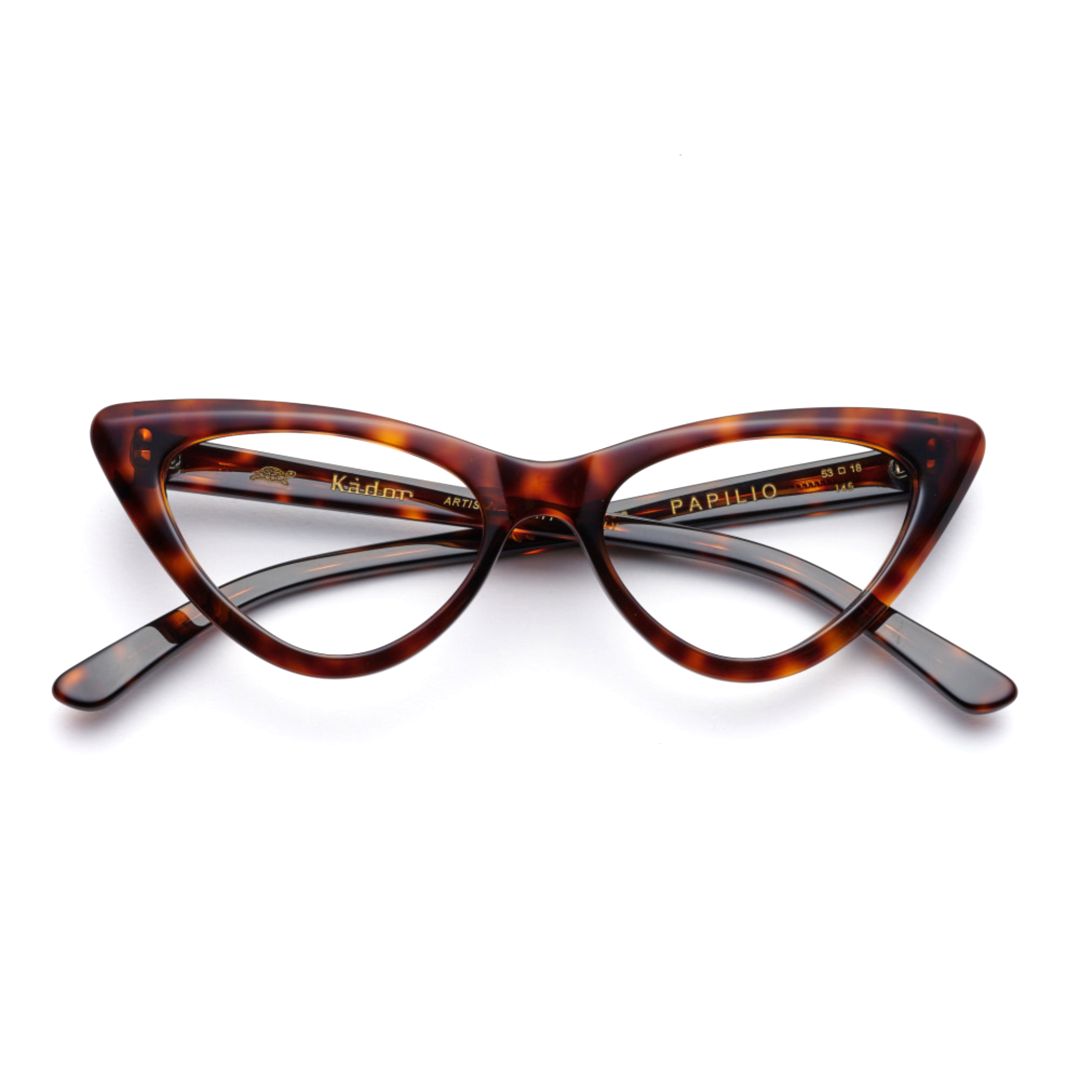 Papilio Cat-Eye Tortoiseshell Sunglasses with Bold Retro Design