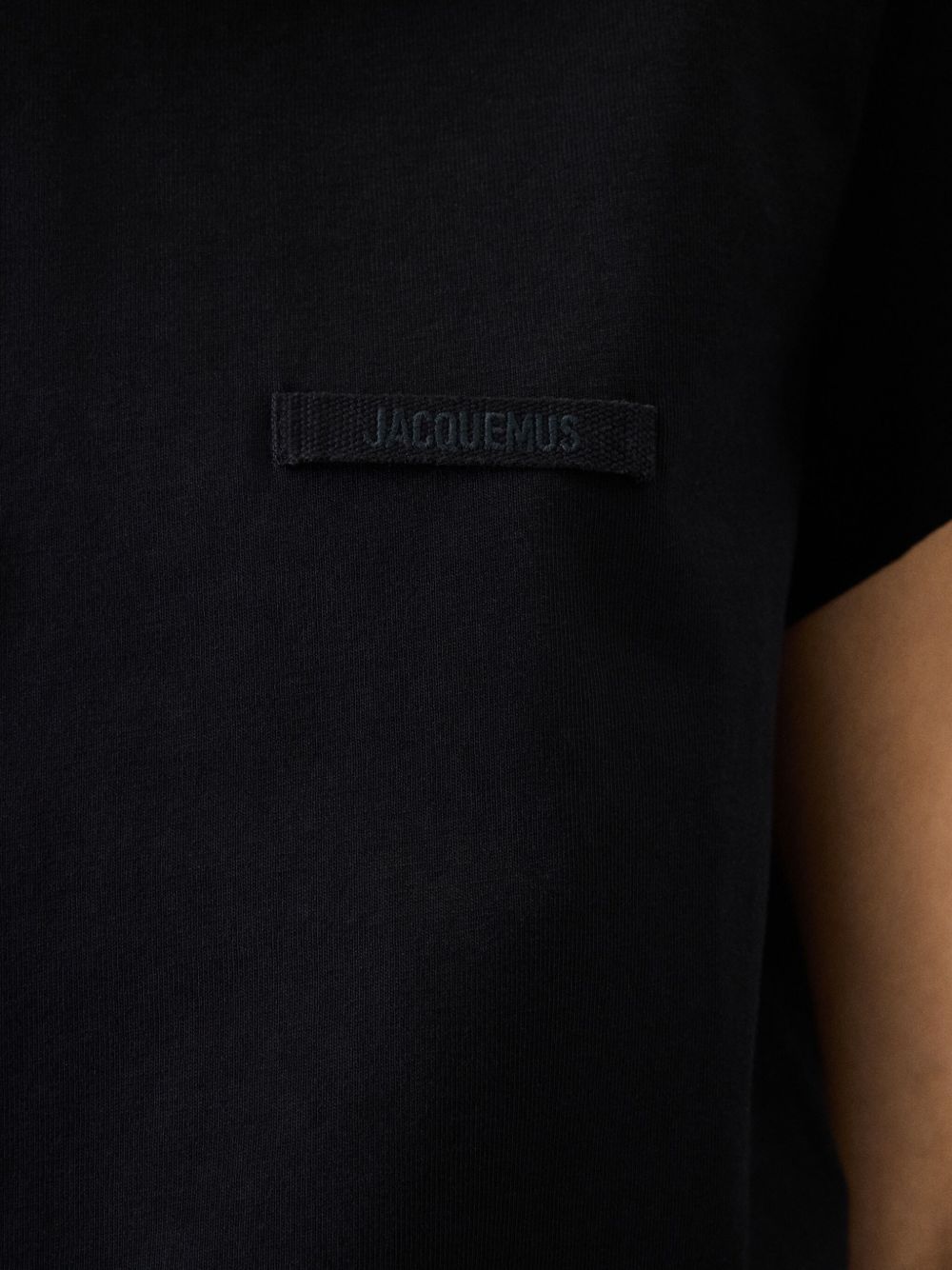 Short-Sleeve Black Top