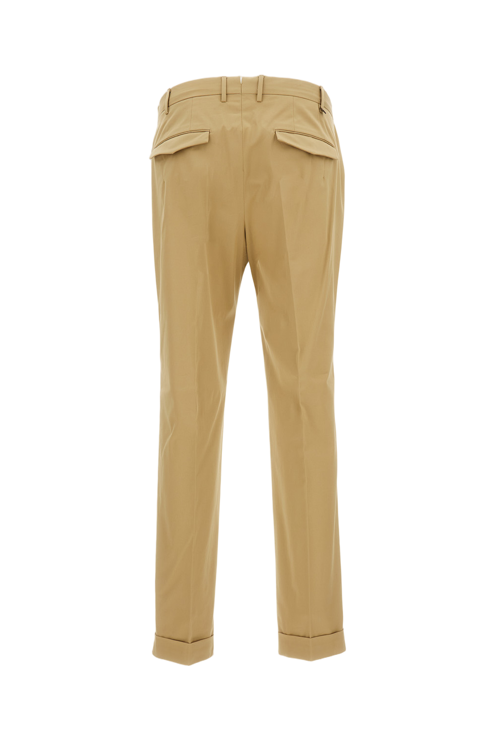Tailored Slim-Fit Trousers in Lightweight Stretch Cotton Gabardine