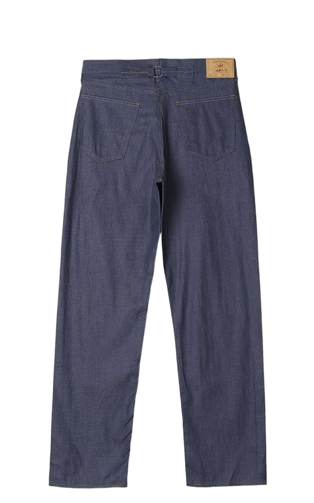 Relaxed Wide-Leg Chino Pants with Adjustable Fit