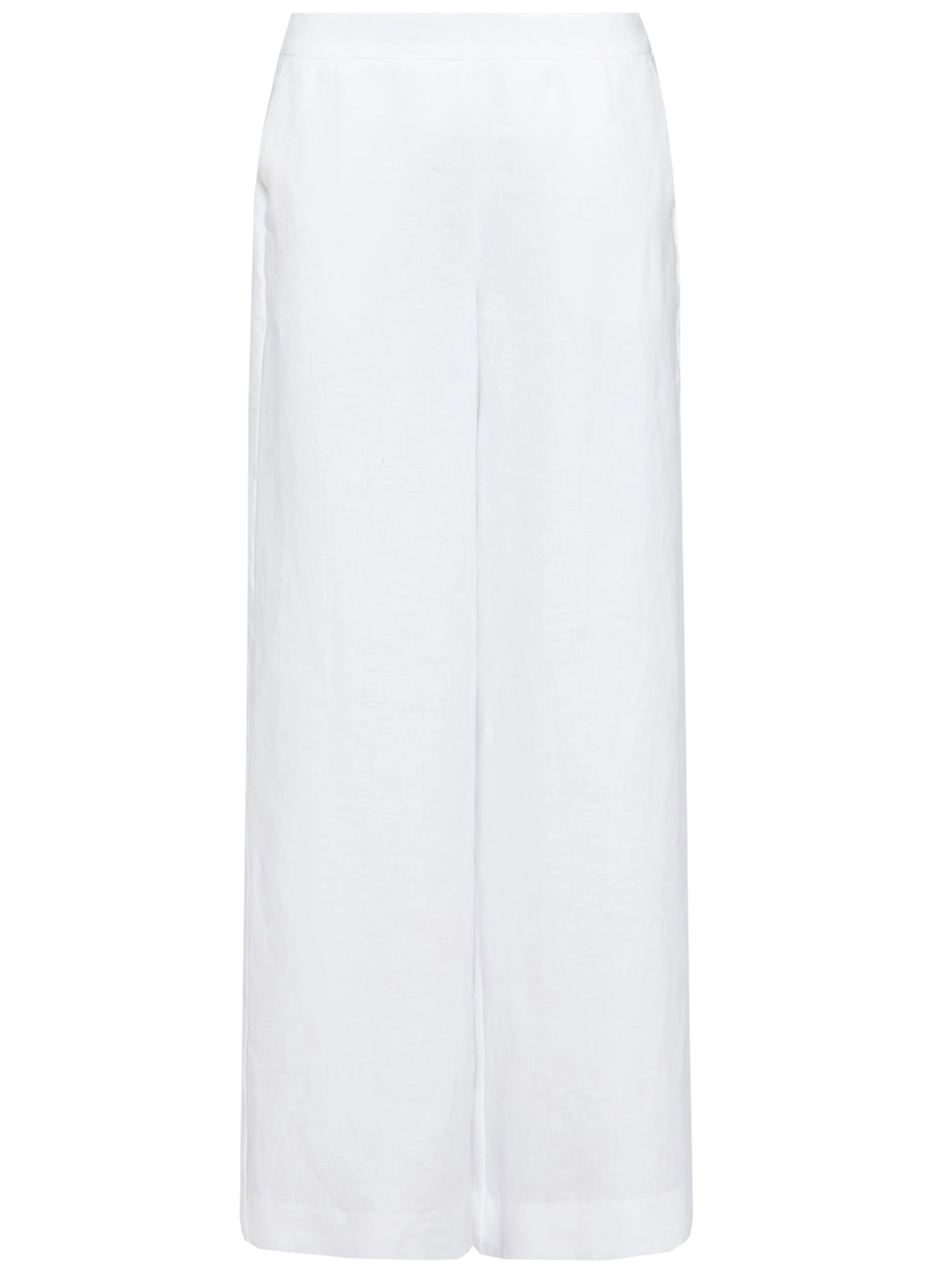 Blue Mllottelia Wide-Leg High Linen Pants