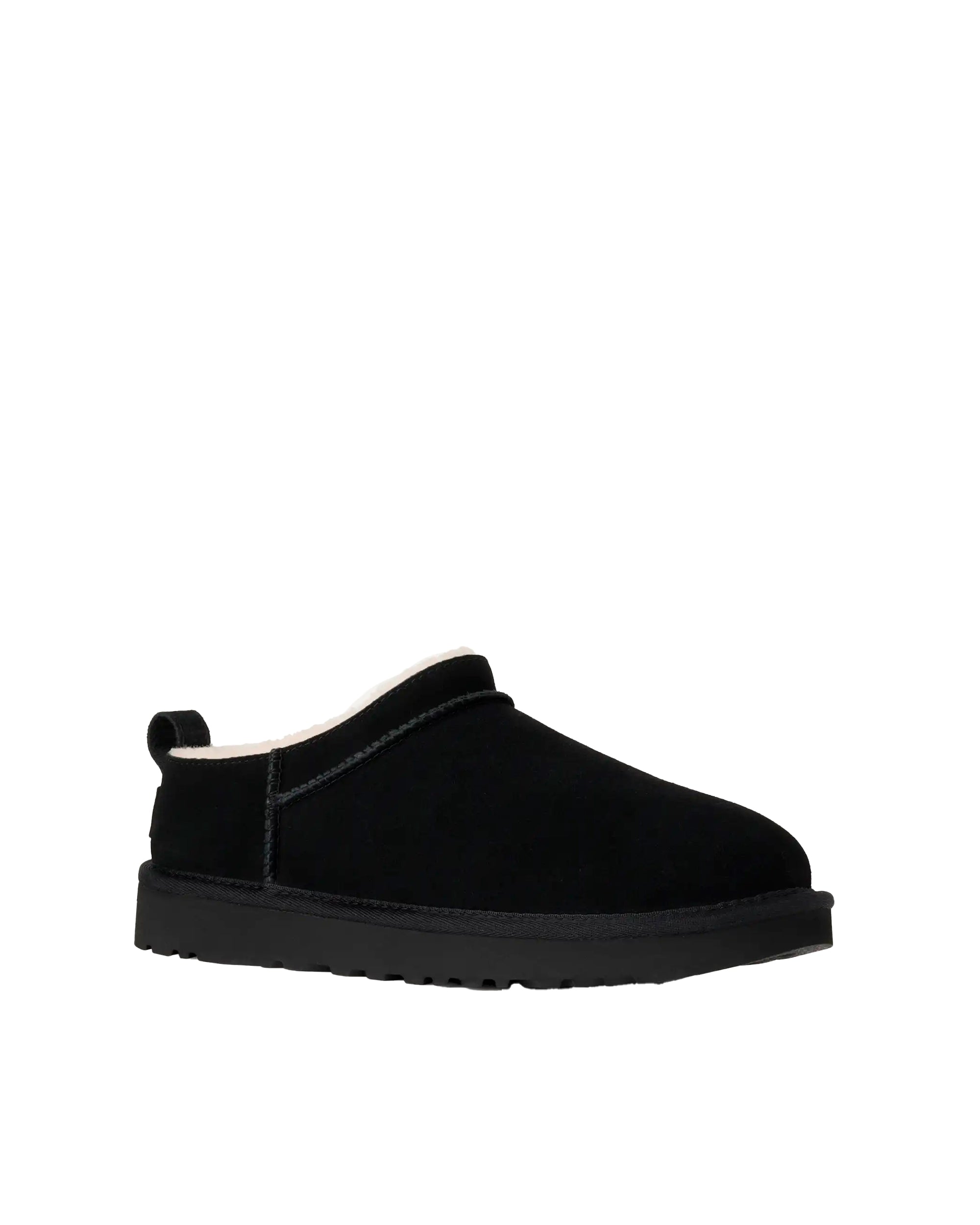 Black W Classic Micro Sabot Shoes