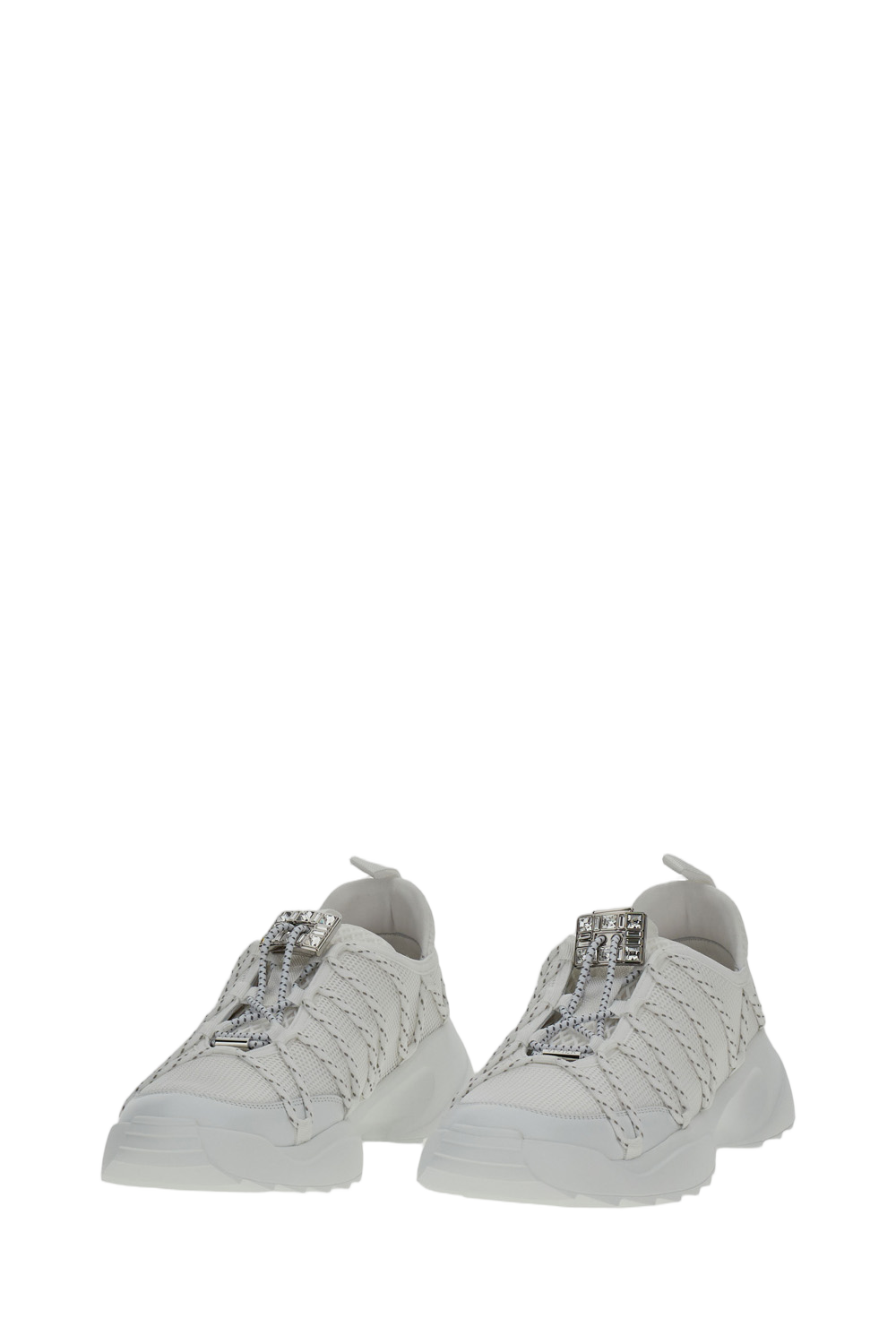 Sporty Sneakers with Textured Mesh Upper