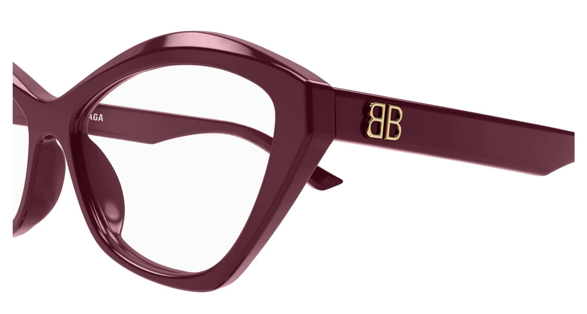 Eyeglasses Balenciaga BB0341O 006 red red transparent 58/16/145