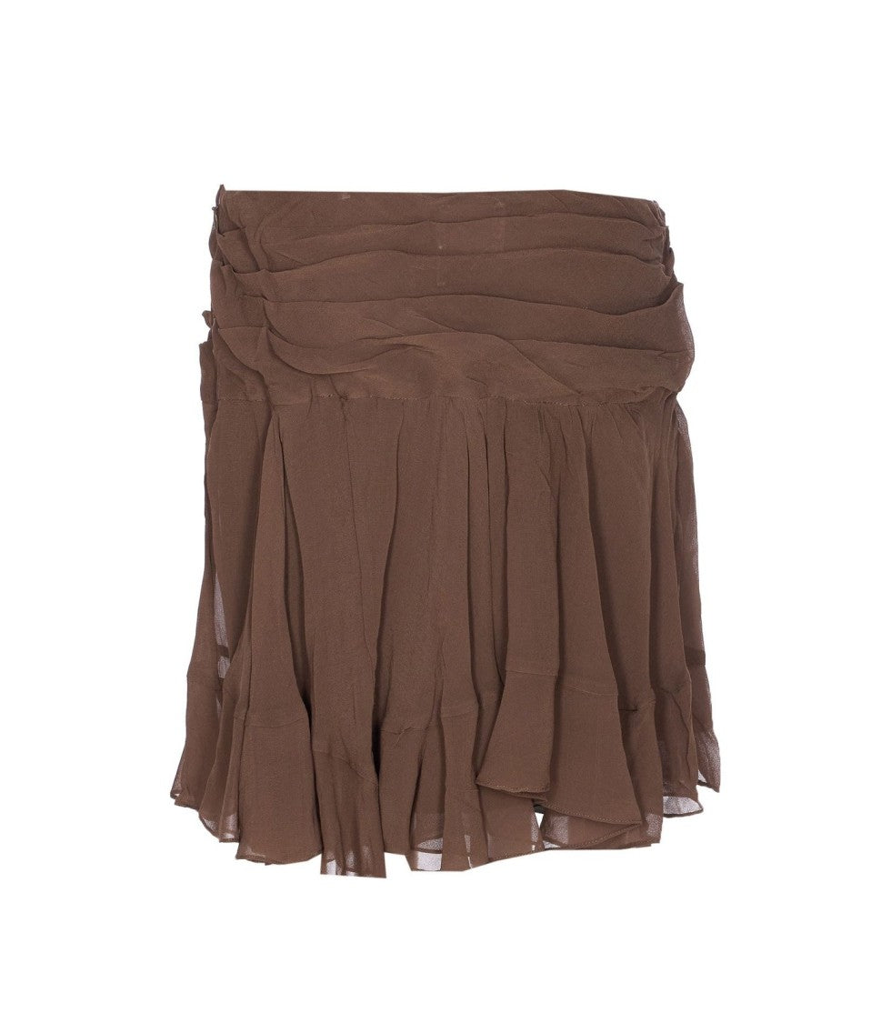 Vibrant Green Skirt With Minimalistic Silhouette
