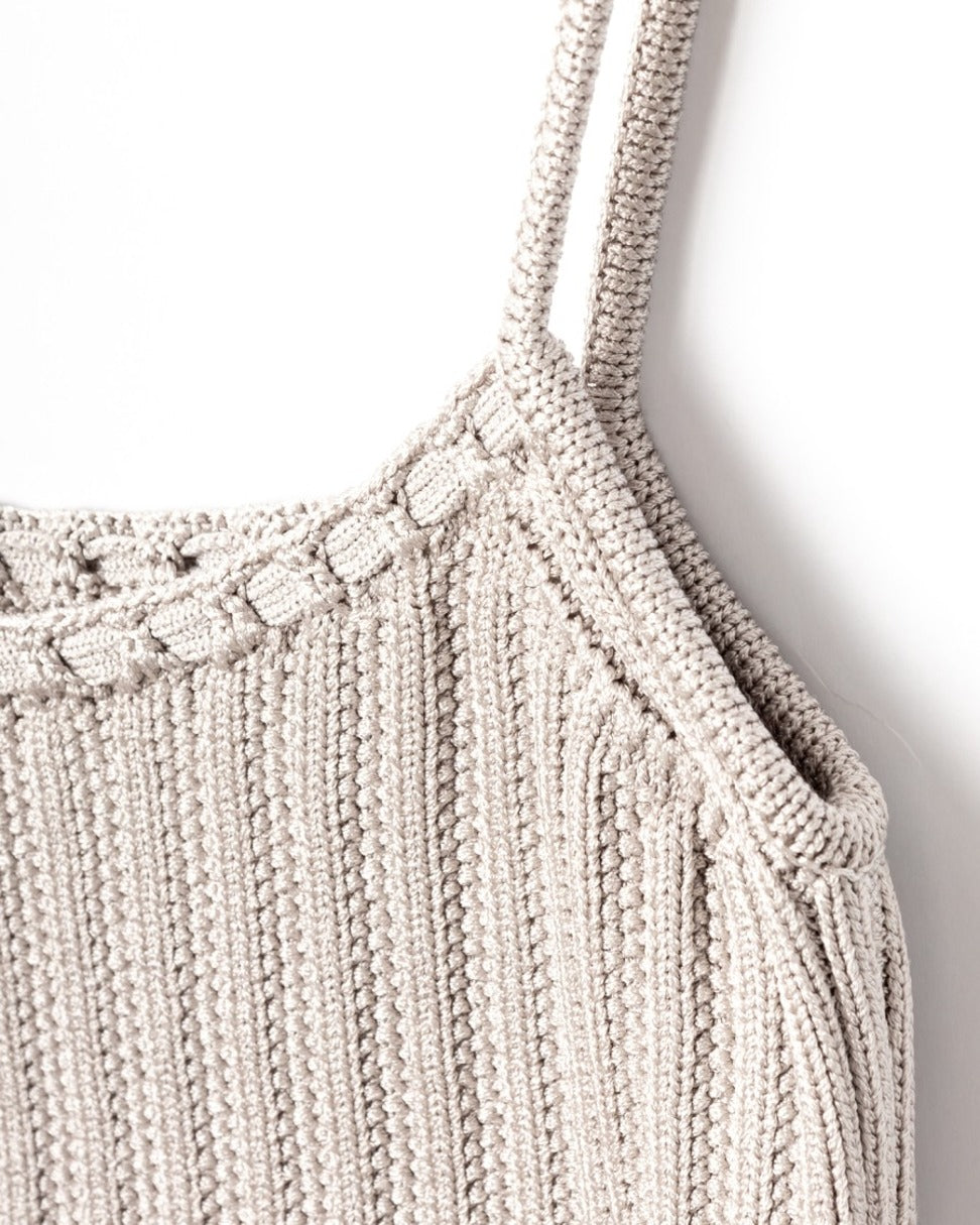 Ribbed Viscose Tank Top