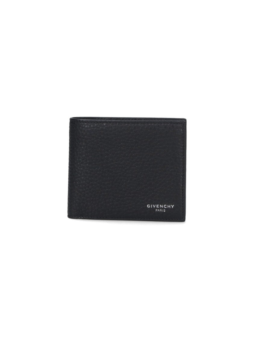 Textured Leather Black Wallet