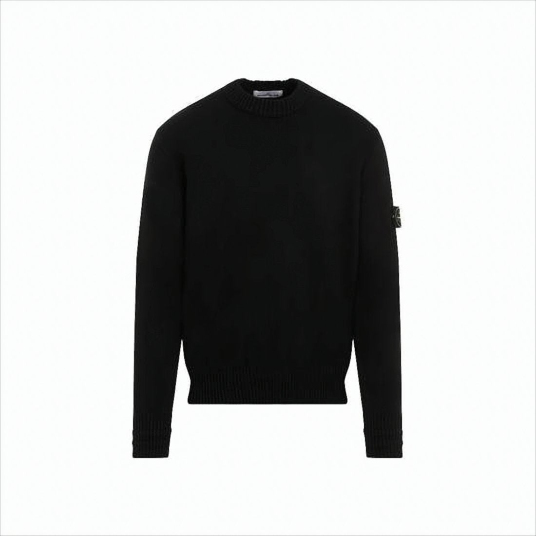 Classic Crew Neck Black Sweater