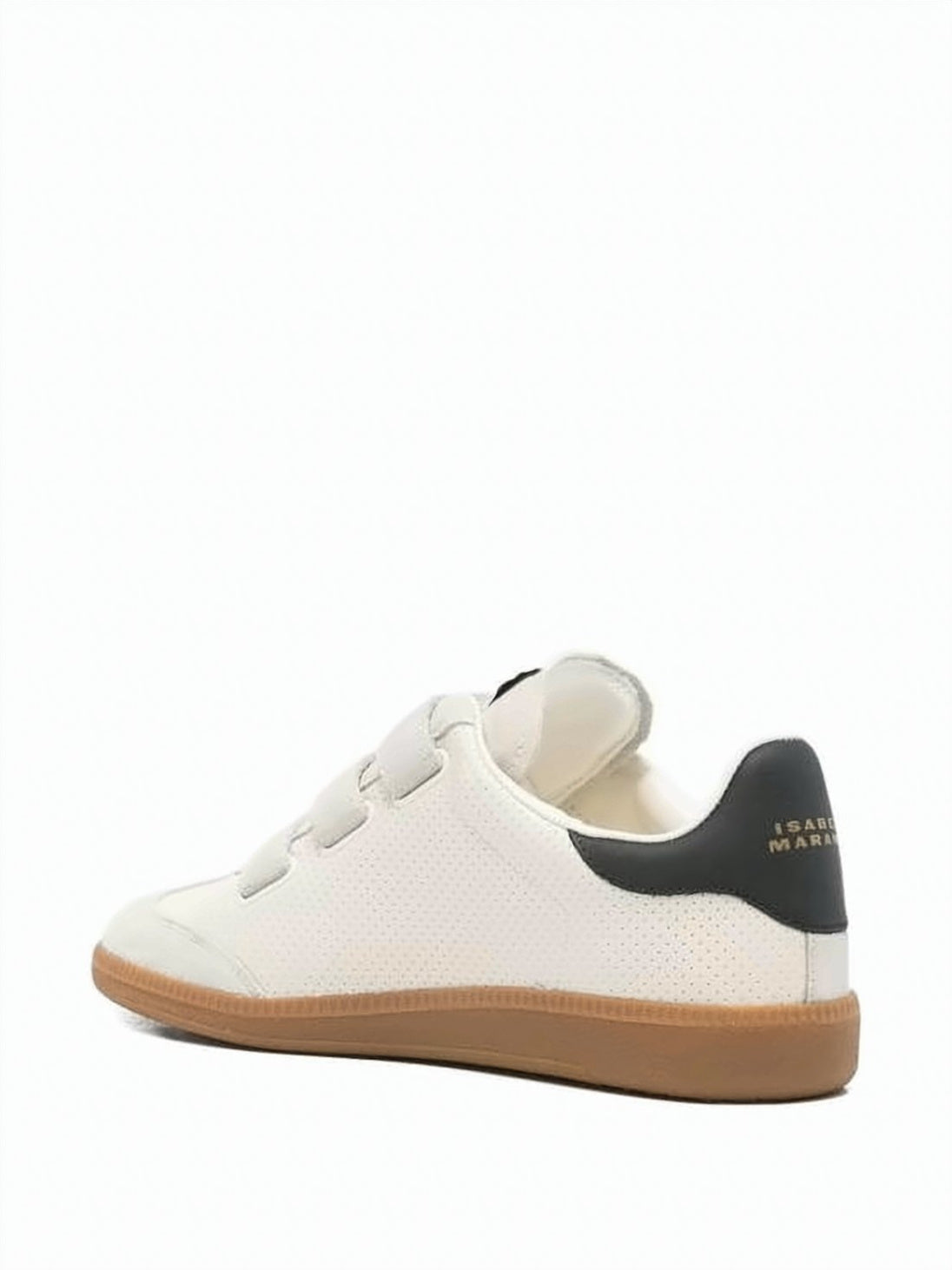 Perforated Cowhide Leather Sneakers