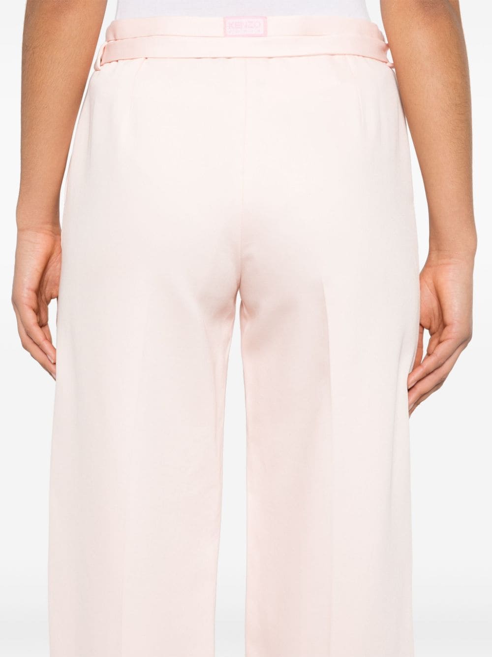 Light Pink Straight Leg Trousers