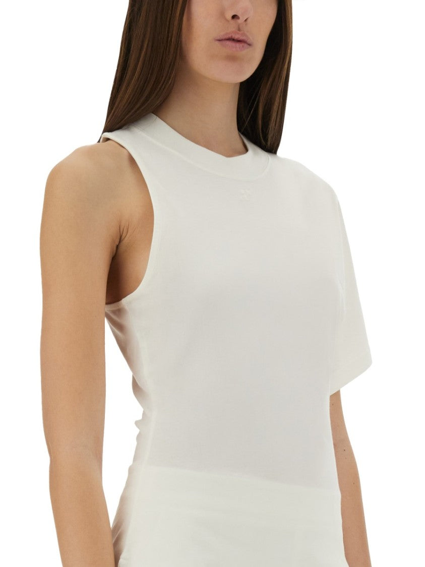 One-Shoulder T-Shirt In Soft Cotton