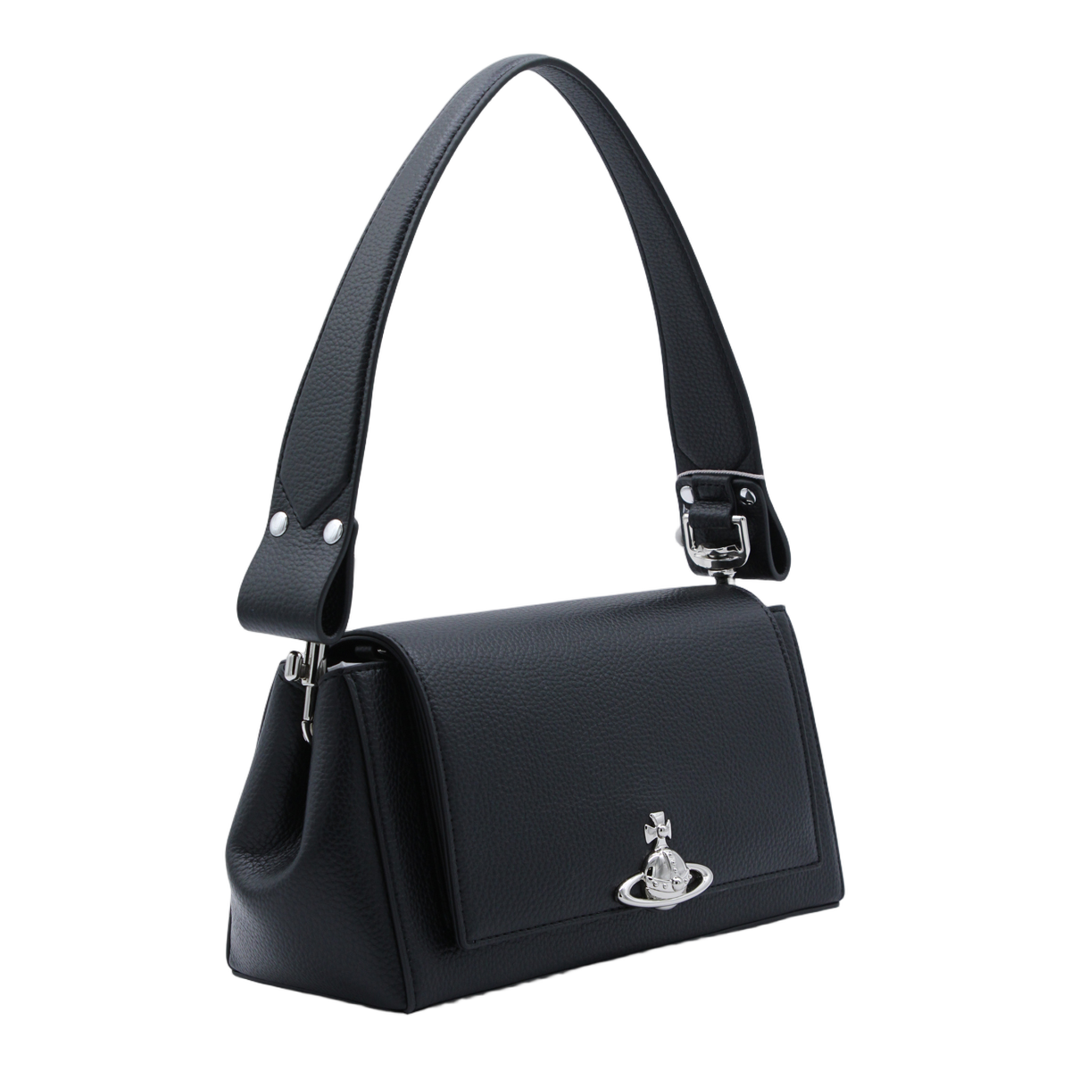 Structured Black Handbag