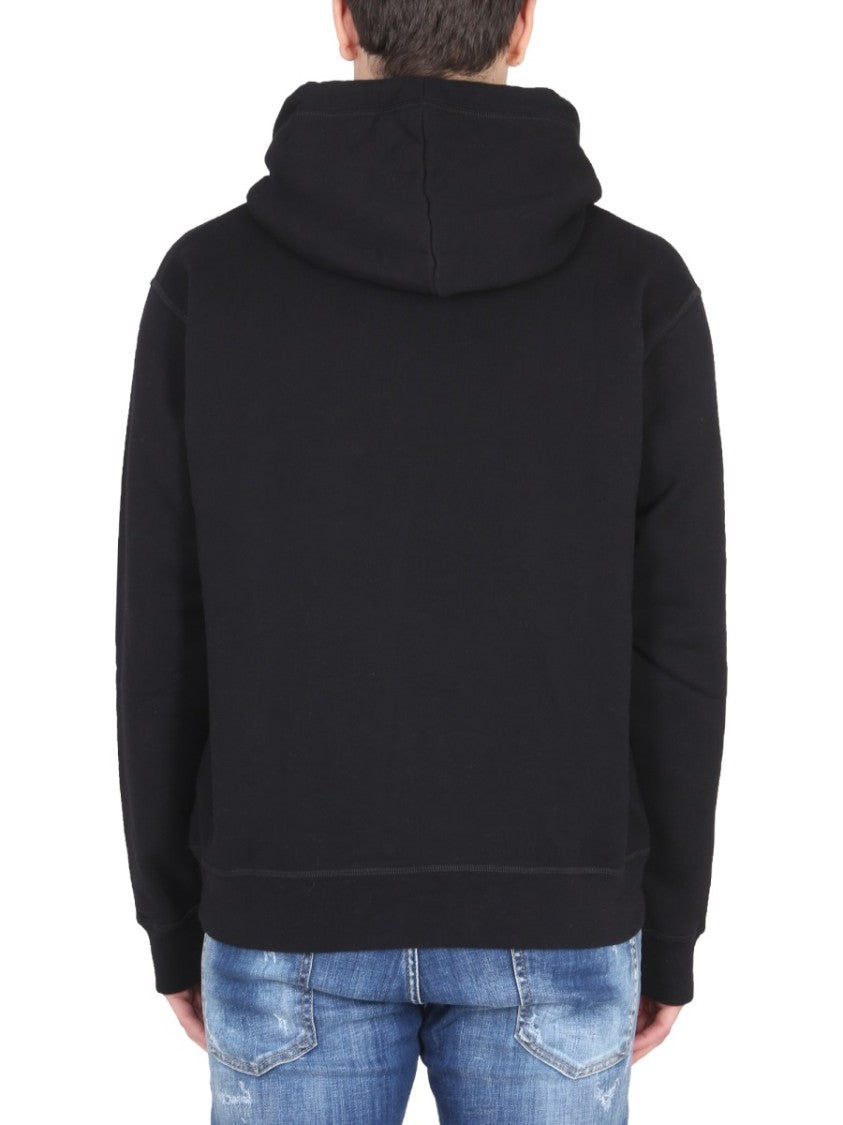 Relaxed-Cut Hooded Sweatshirt