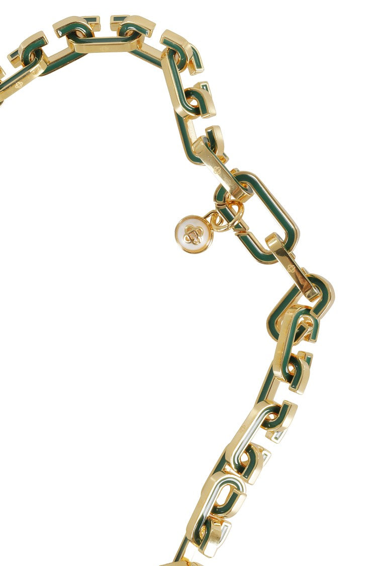 C Link Necklace With Gold-Plated Brass