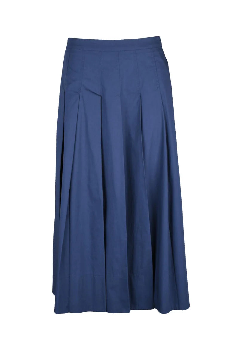 Dritto Long Skirt - Blue