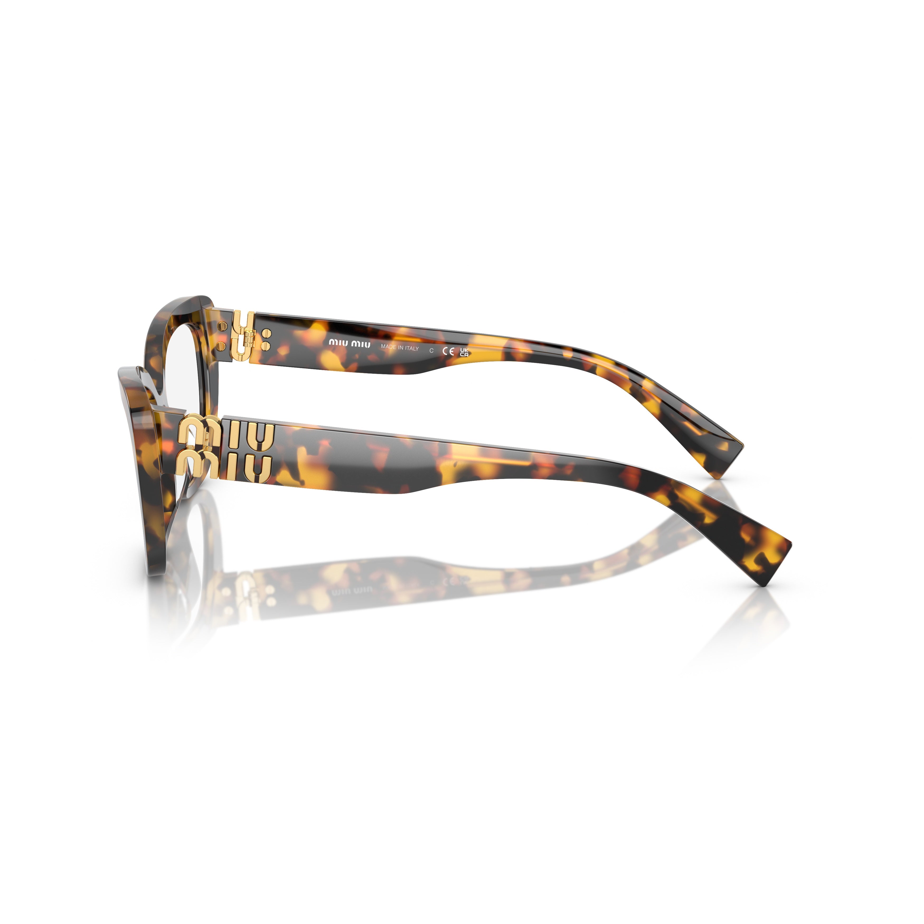0mu 05vv Bold Cat-Eye Tortoiseshell Sunglasses