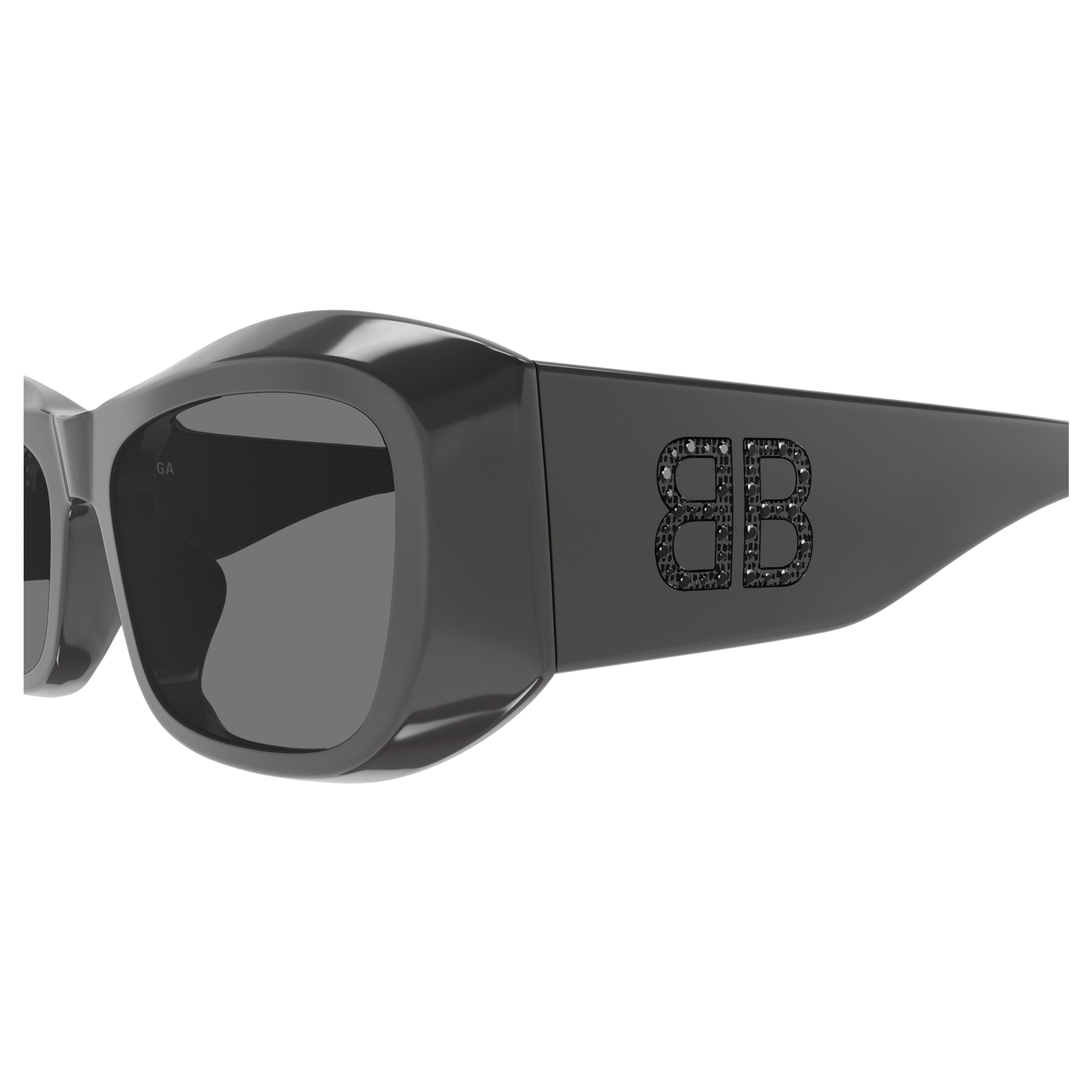 Bb0397sa Oversized Rectangular Sunglasses