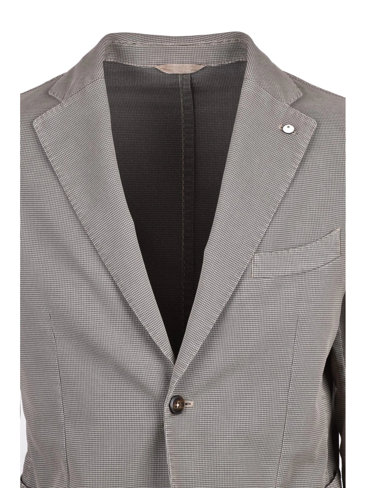 Fitted Jacket Cotton Polyamide Elastane - Taupe