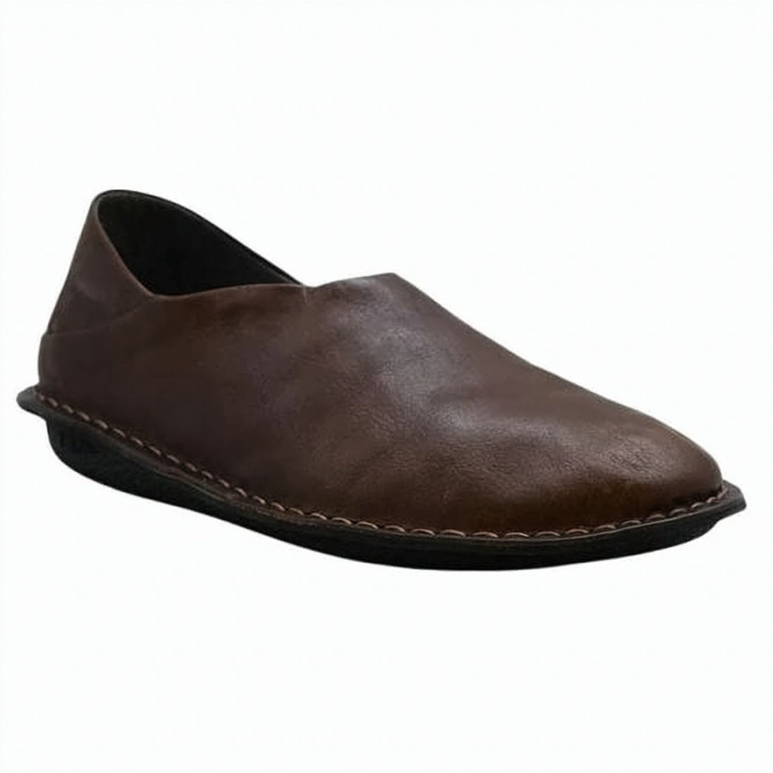 Dark Brown Slip-On Sneakers with Comfortable Fit