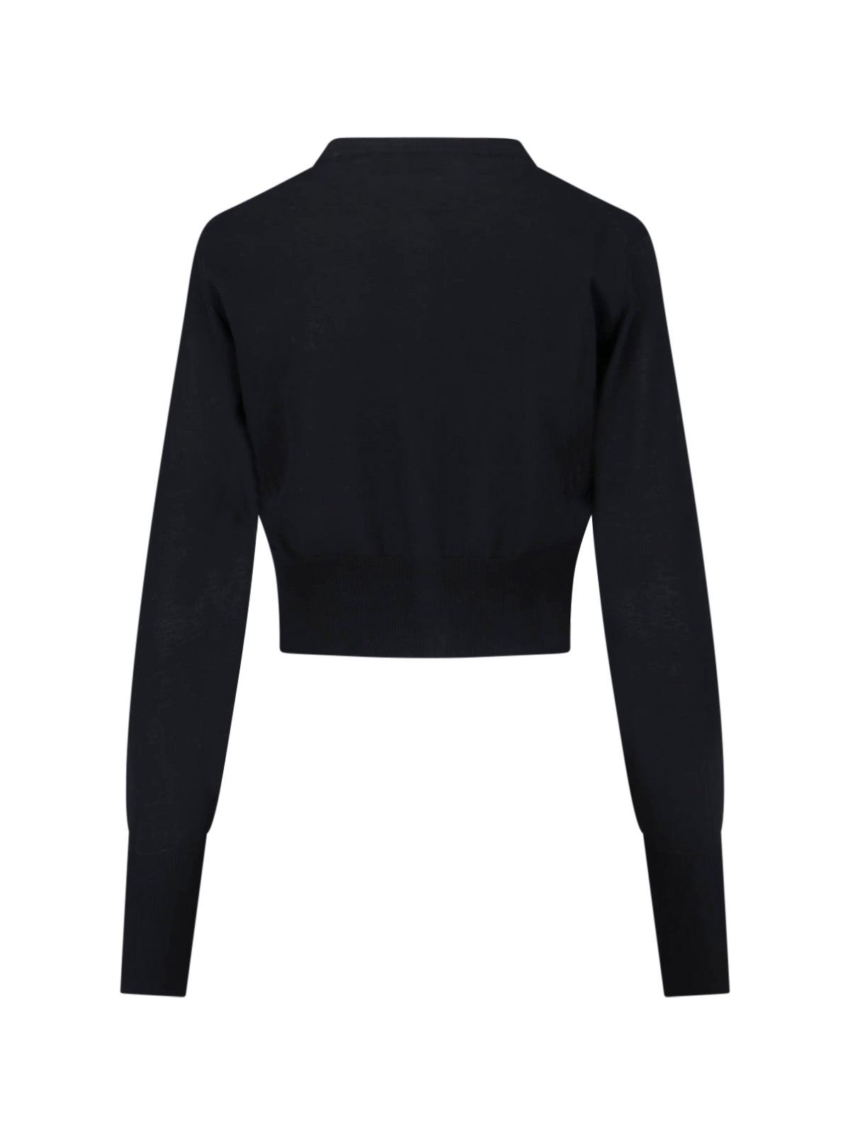 Black Bea Crop Cotton Cardigan