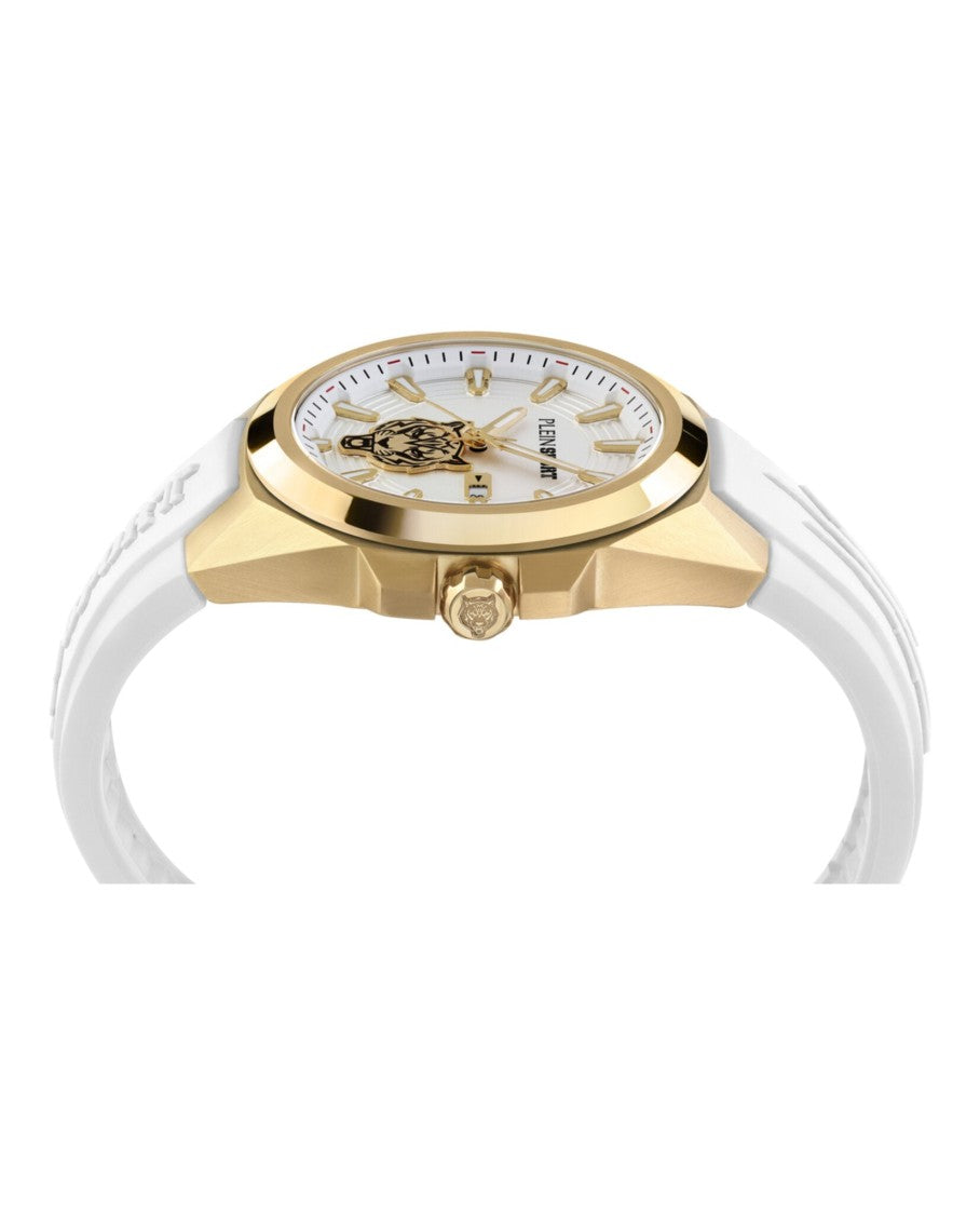 47Mm Yellow Gold Case Silicone Watch