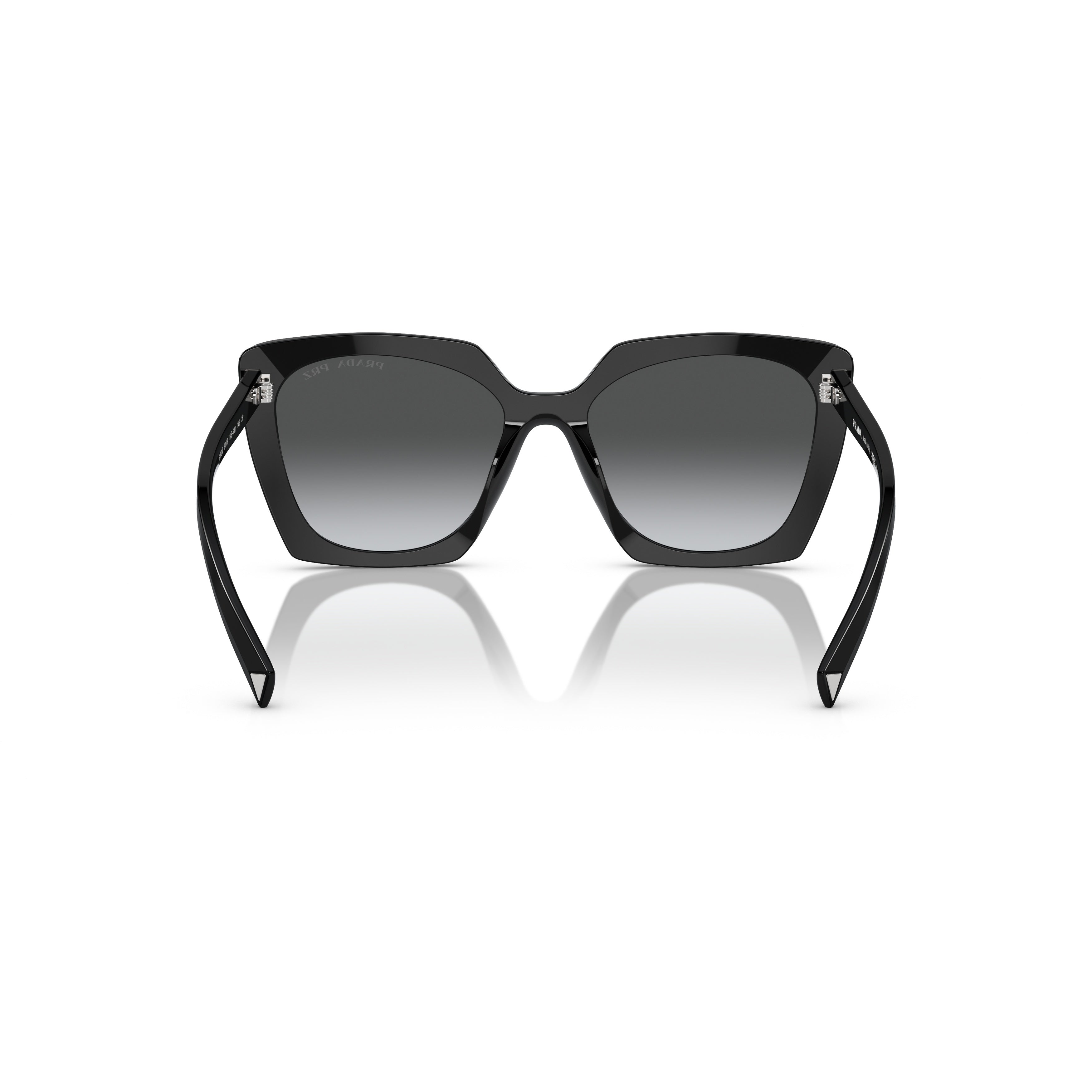 0pr 23zs Oversized Black Acetate Sunglasses