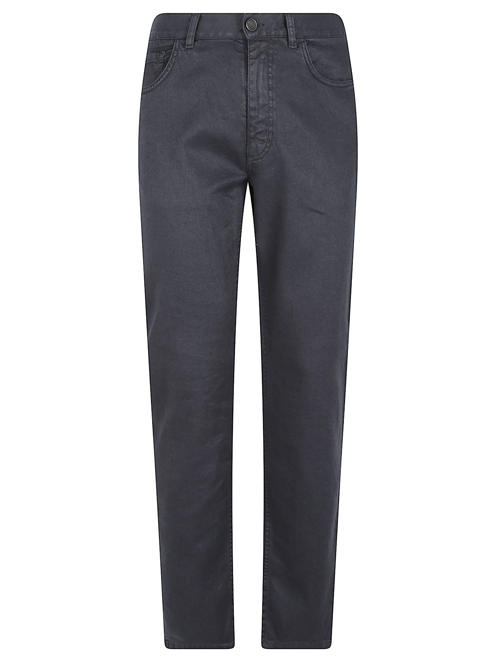 Straight-Leg Jeans with Classic Five-Pocket Design