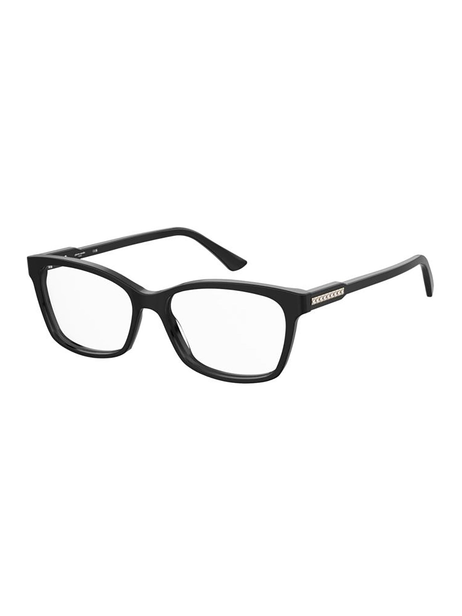 Stylish Black Acetate Optical Frames with Rectangular Shape