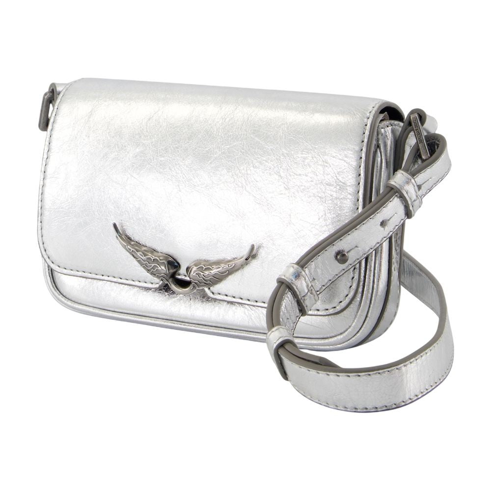 Le Zazi Crossbody - Leather - Silver